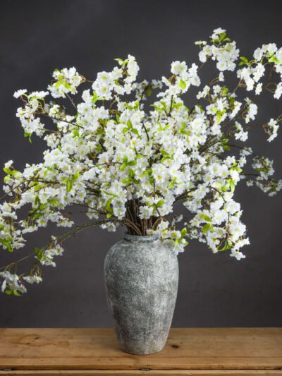 White Cherry Blossom Spray