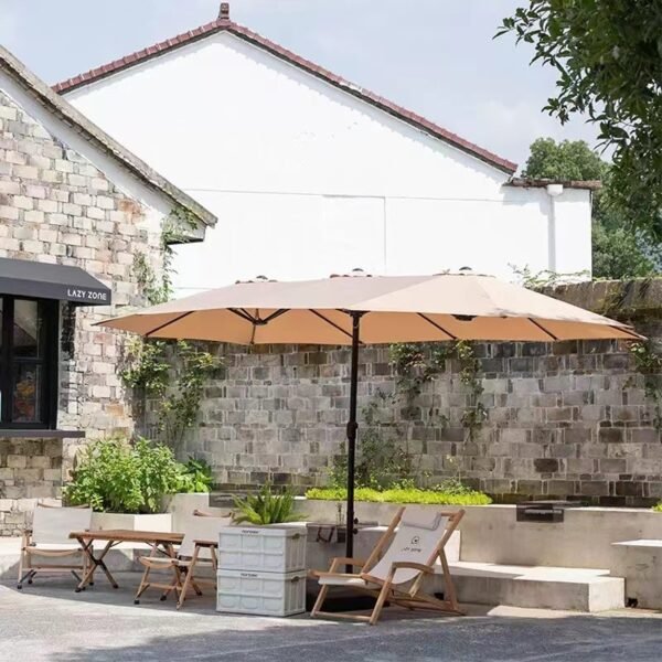 Villa Garden Outdoor Sun Umbrella - Image 4